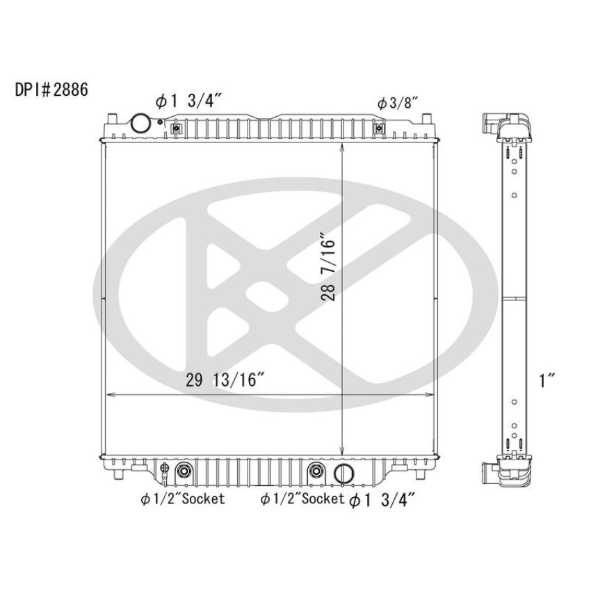 KOYORAD A2886 Koyorad Radiator A2886