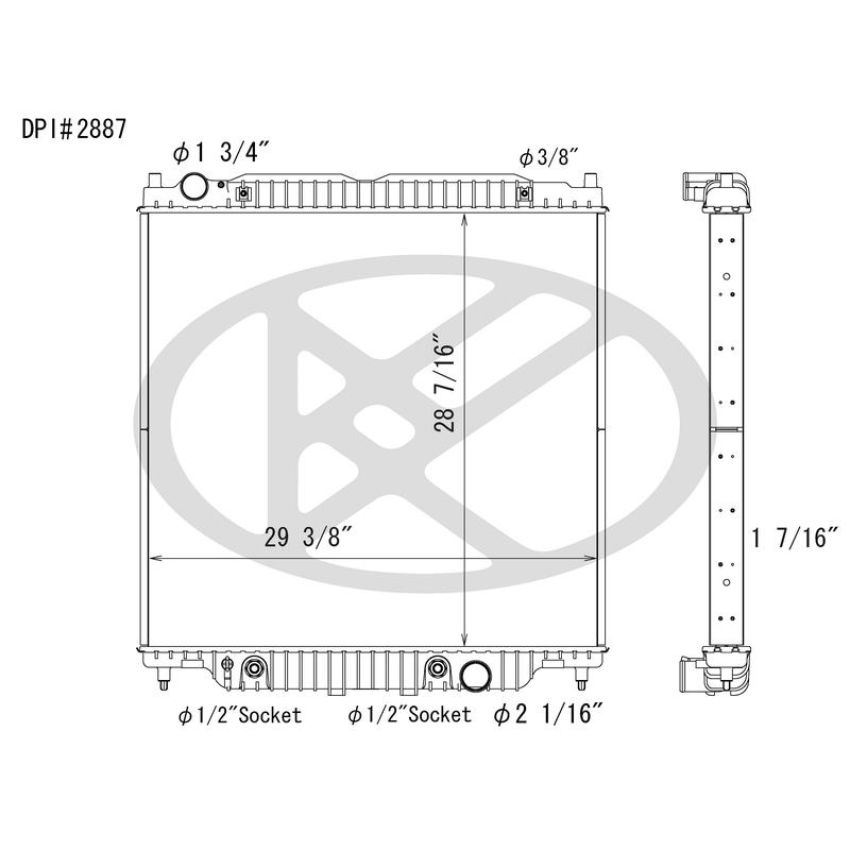 KOYORAD A2887 Koyorad Radiator A2887