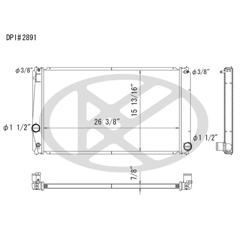 KOYORAD A2891 Koyorad Radiator A2891