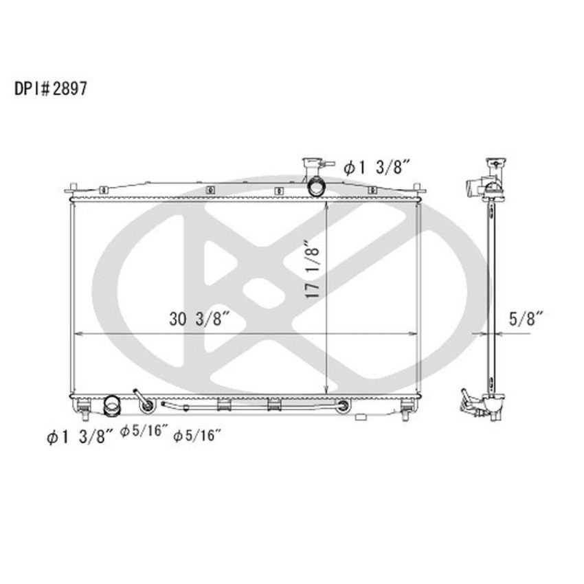 KOYORAD A2897 Koyorad Radiator A2897