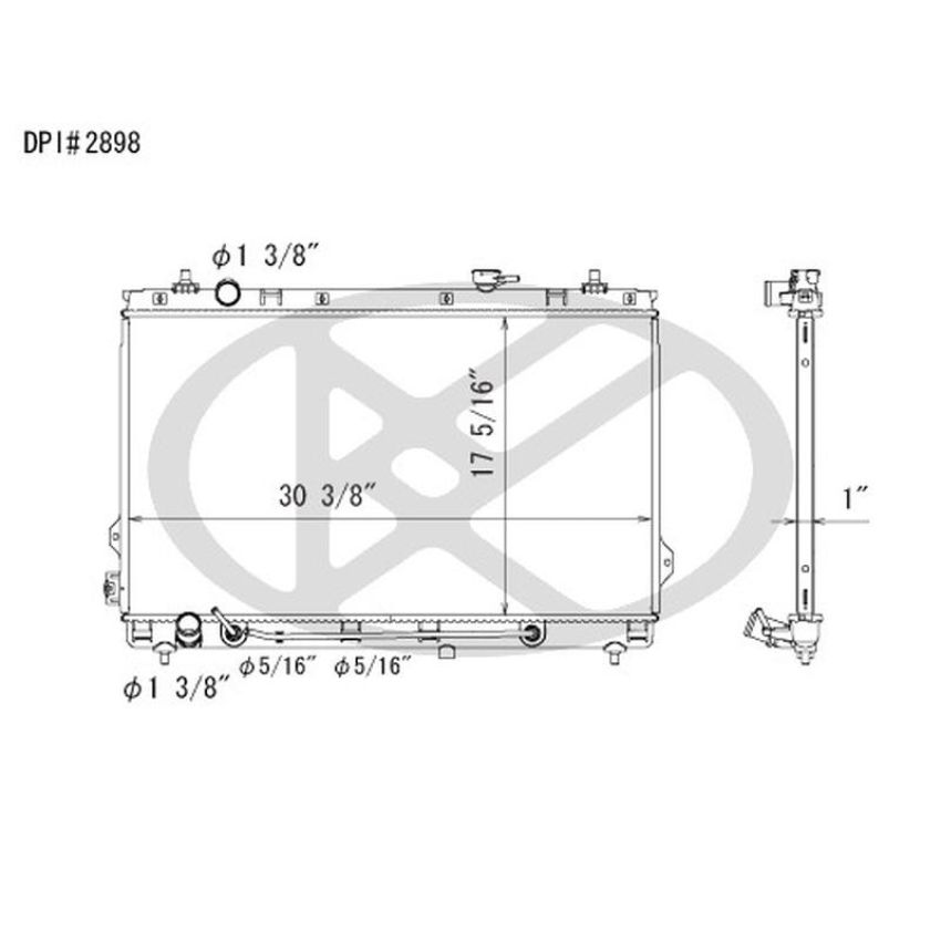 KOYORAD A2898 Koyorad Radiator A2898