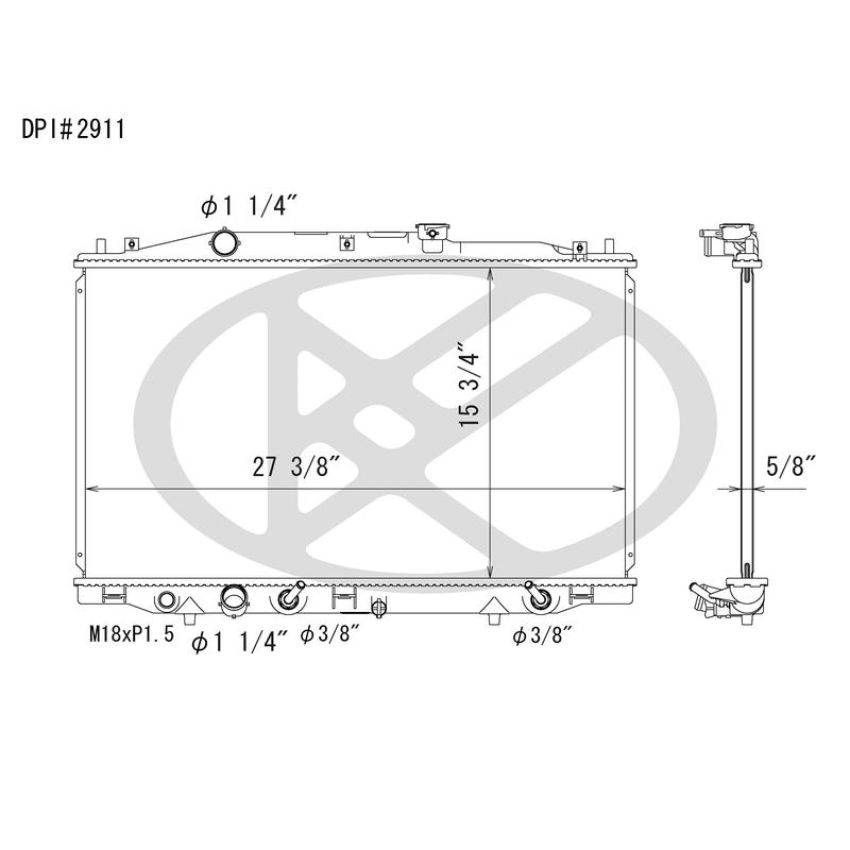 KOYORAD A2911 Koyorad Radiator A2911