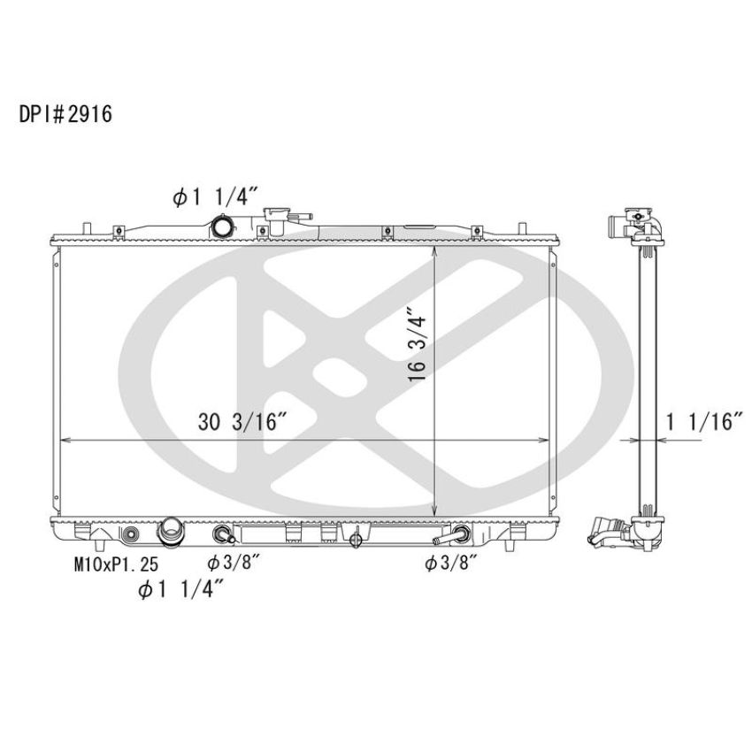 KOYORAD A2916 Koyorad Radiator A2916