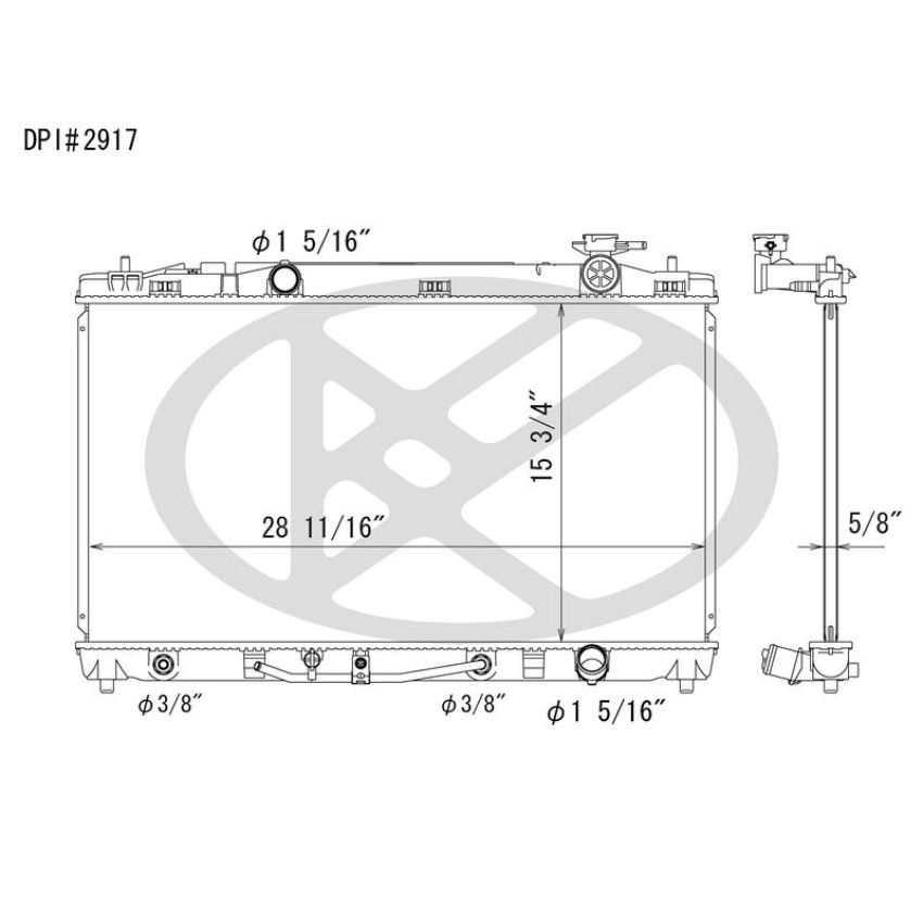 KOYORAD A2917 Koyorad Radiator A2917