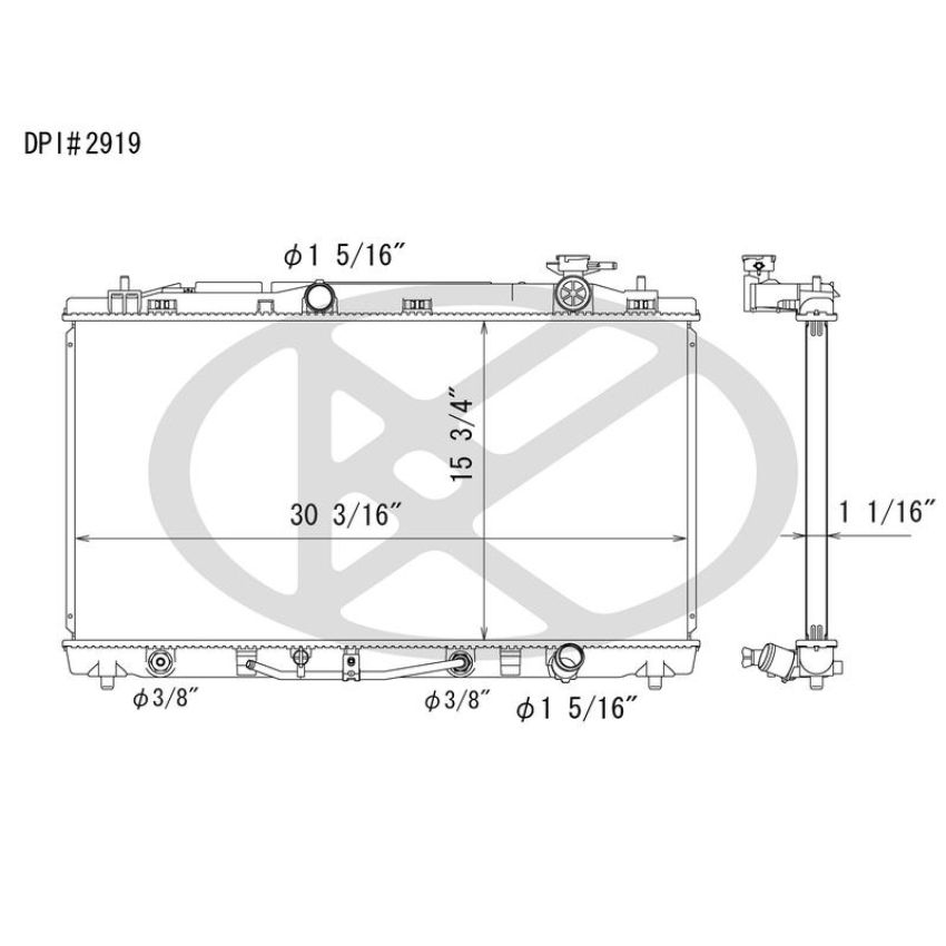 KOYORAD A2919 Koyorad Radiator A2919