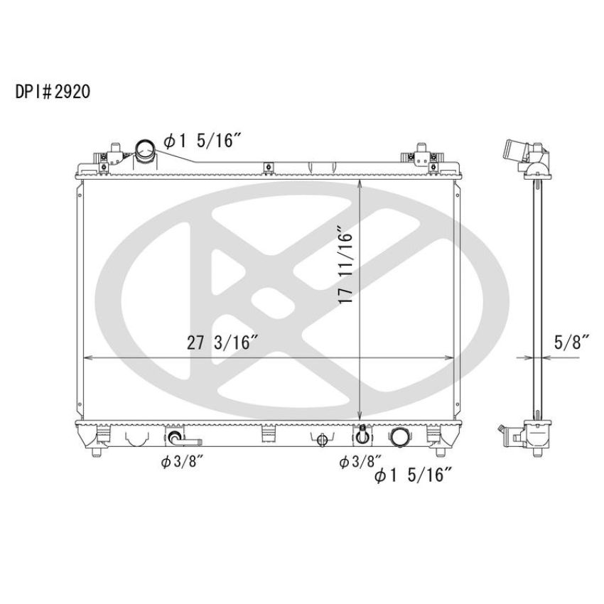 KOYORAD A2920 Koyorad Radiator A2920