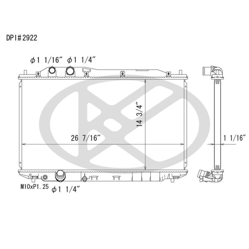 KOYORAD A2922 Koyorad Radiator A2922
