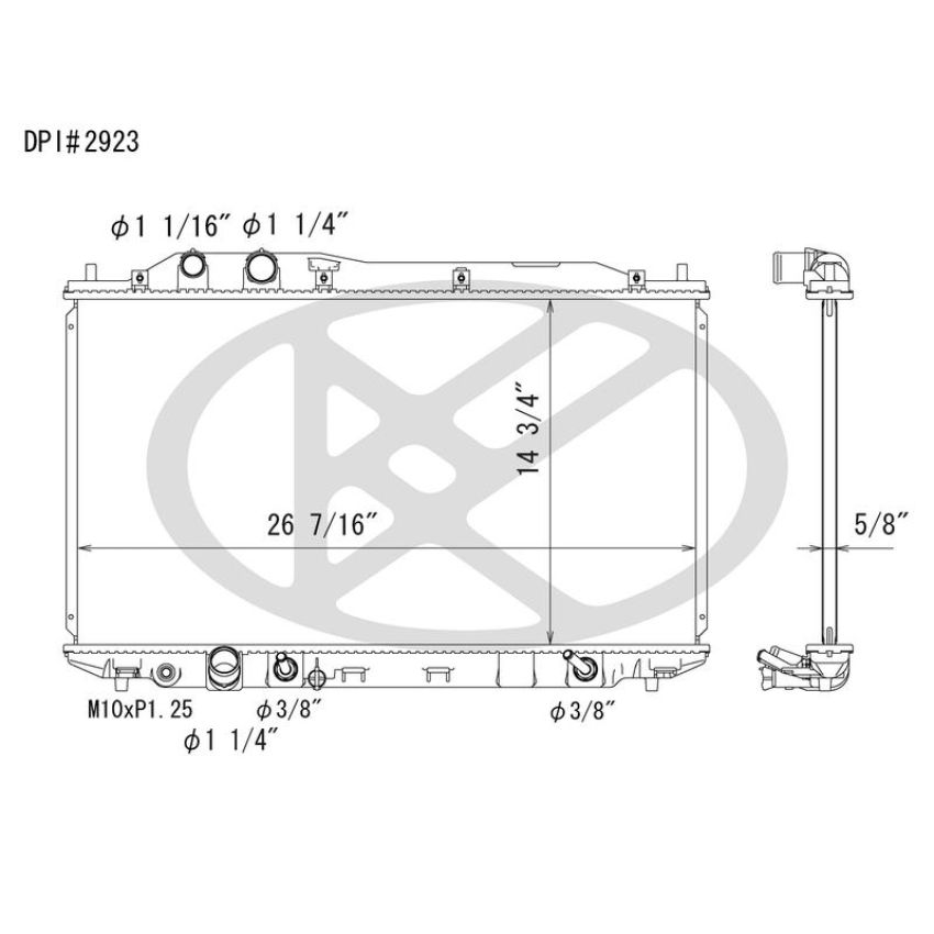 KOYORAD A2923 Koyorad Radiator A2923
