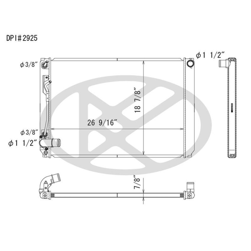 KOYORAD A2925 Koyorad Radiator A2925