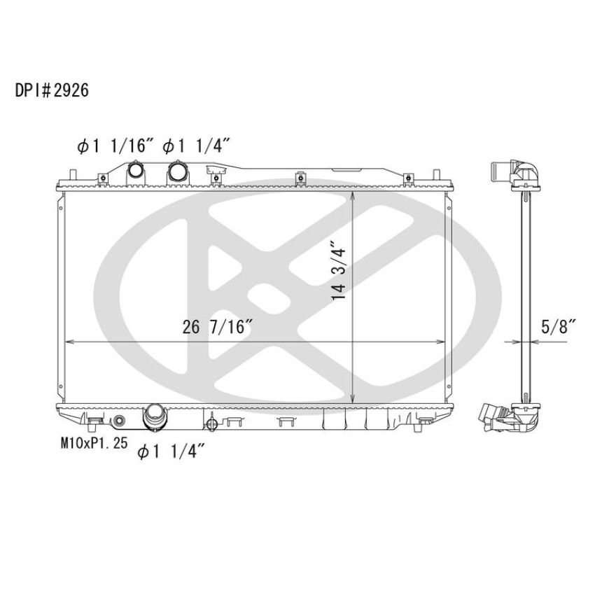 KOYORAD A2926 Koyorad Radiator A2926