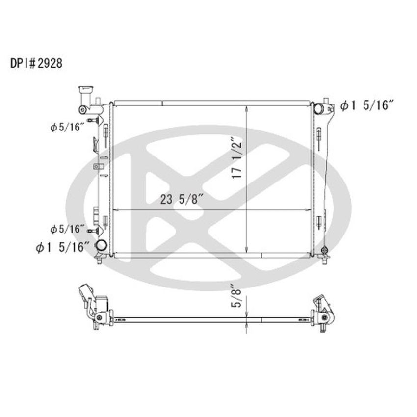 KOYORAD A2928 Koyorad Radiator A2928