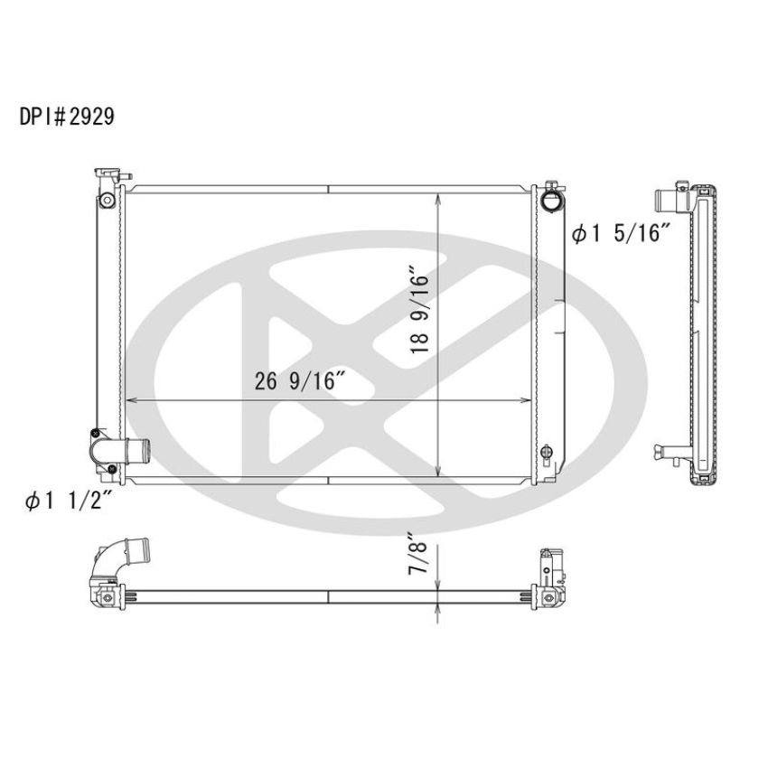 KOYORAD A2929 Koyorad Radiator A2929