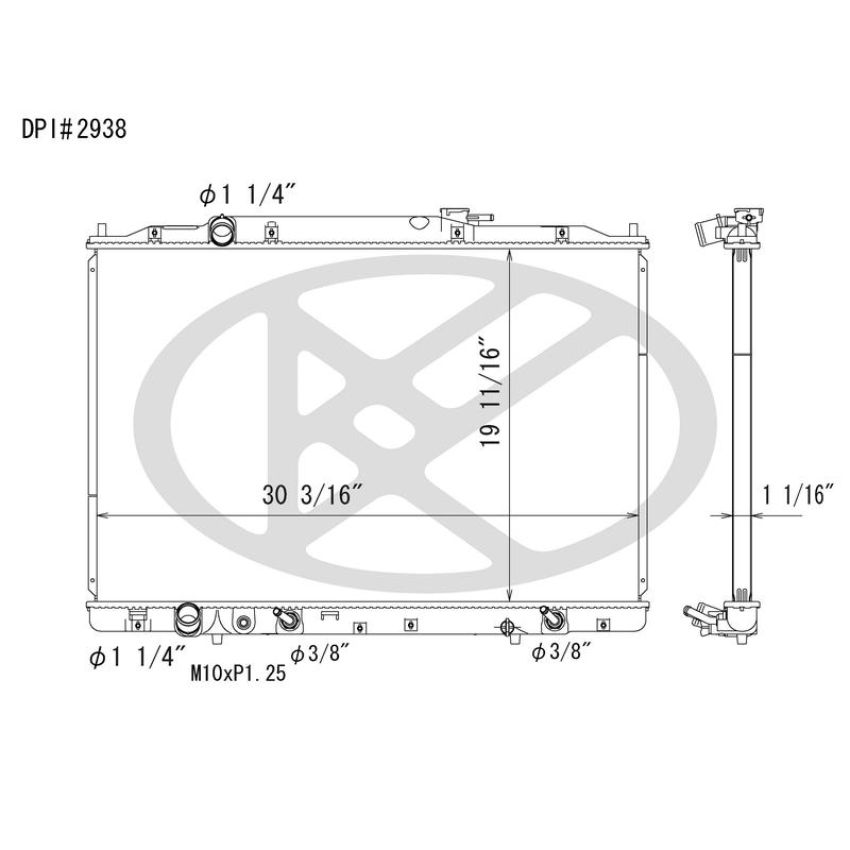 KOYORAD A2938 Koyorad Radiator A2938