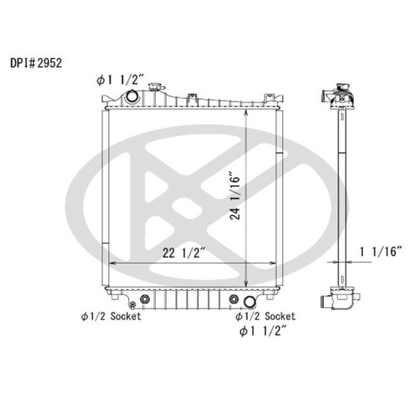 KOYORAD A2952-1 Koyorad Radiator A2952-1
