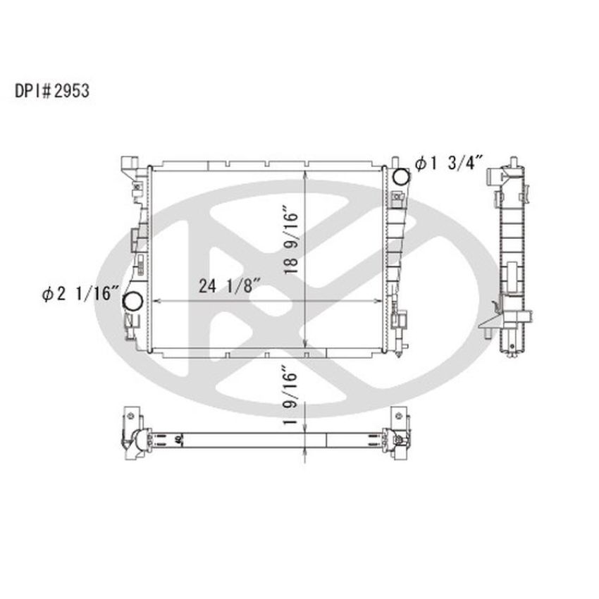 KOYORAD A2953 Koyorad Radiator A2953