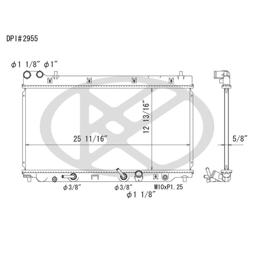 KOYORAD A2955 Koyorad Radiator A2955