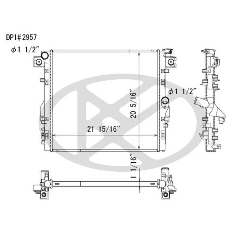 KOYORAD A2957 Koyorad Radiator A2957