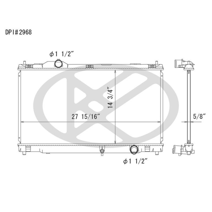 KOYORAD A2968 Koyorad Radiator A2968