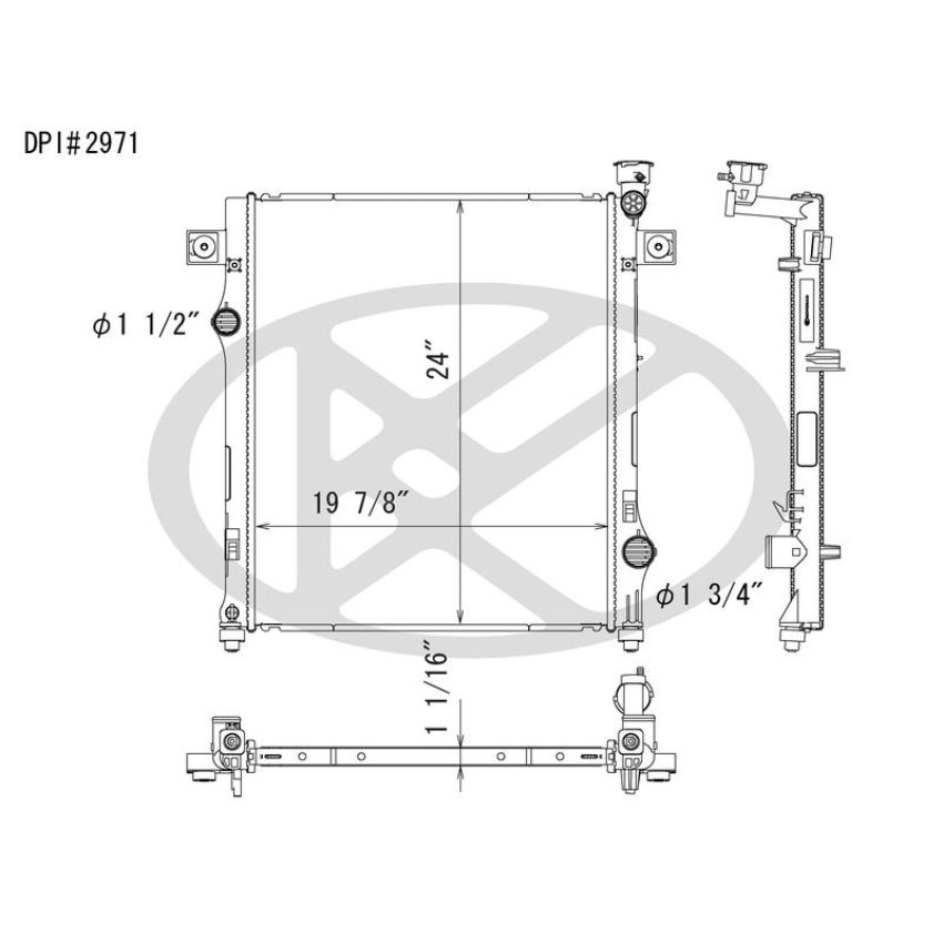 KOYORAD A2971 Koyorad Radiator A2971
