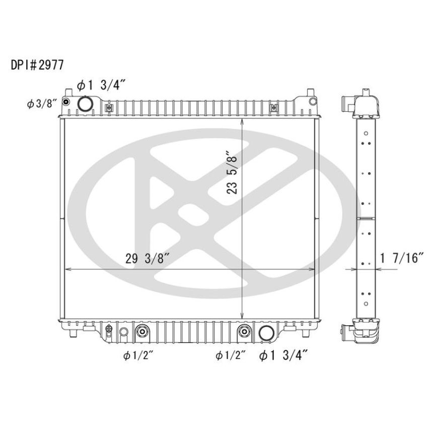 KOYORAD A2977 Koyorad Radiator A2977