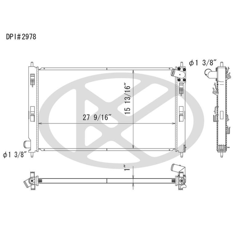 KOYORAD A2978 Koyorad Radiator A2978