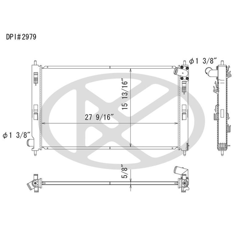 KOYORAD A2979 Koyorad Radiator A2979