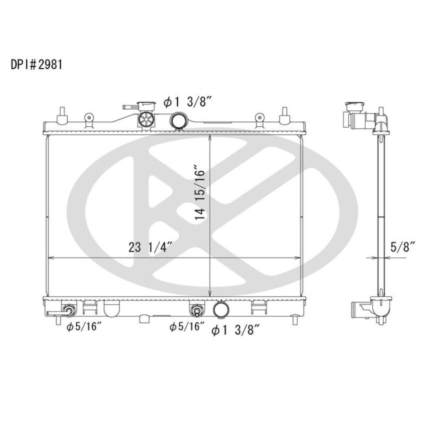KOYORAD A2981 Koyorad Radiator A2981