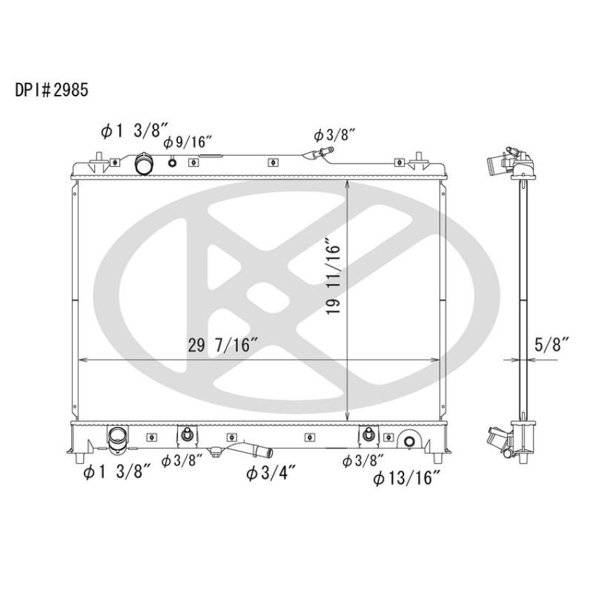 KOYORAD A2985 Koyorad Radiator A2985