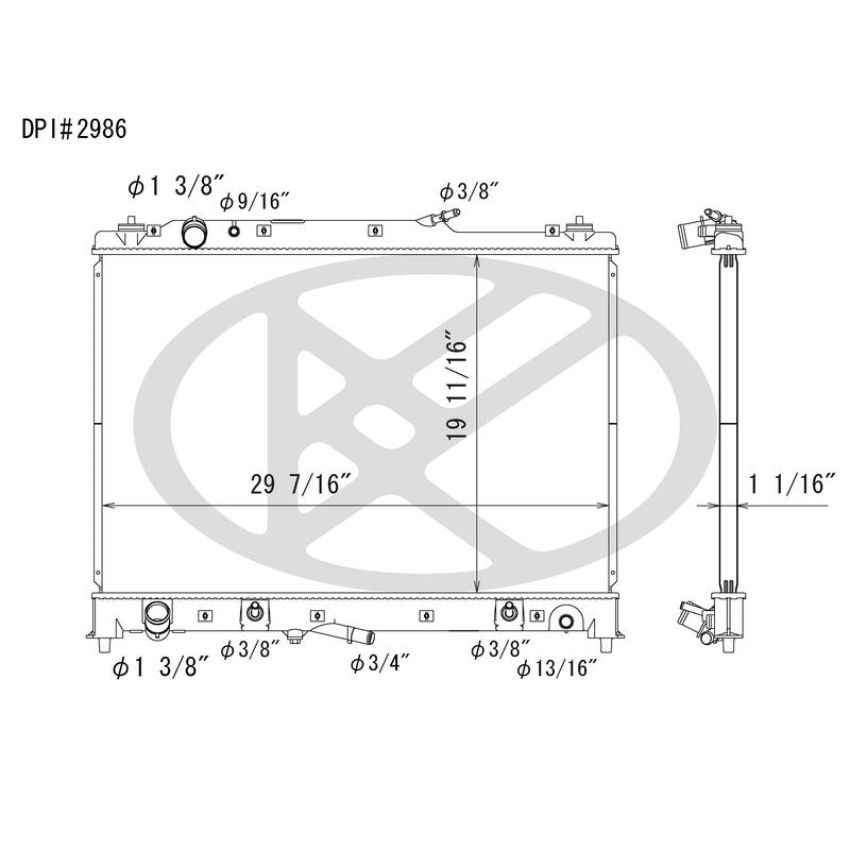 KOYORAD A2986 Koyorad Radiator A2986