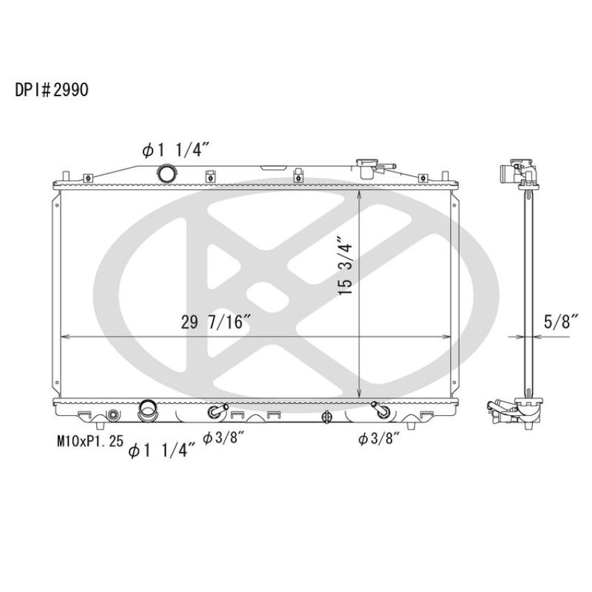 KOYORAD A2990 Koyorad Radiator A2990