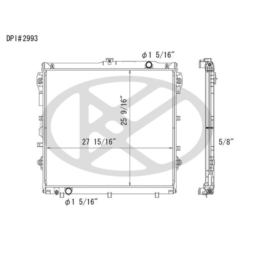 KOYORAD A2993 Koyorad Radiator A2993