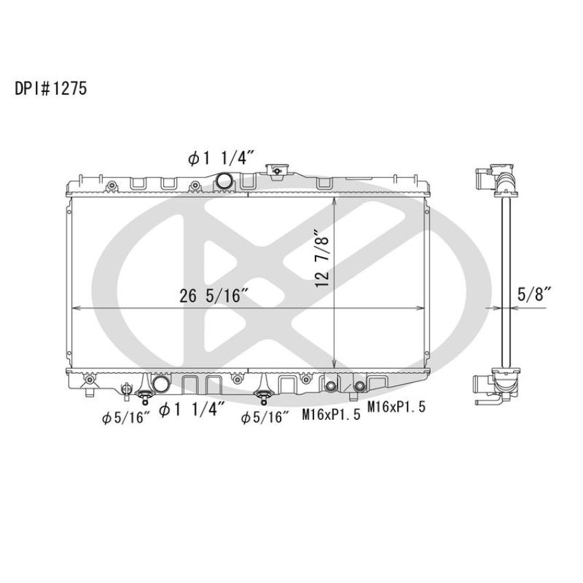 KOYORAD C1275 Koyorad Radiator C1275