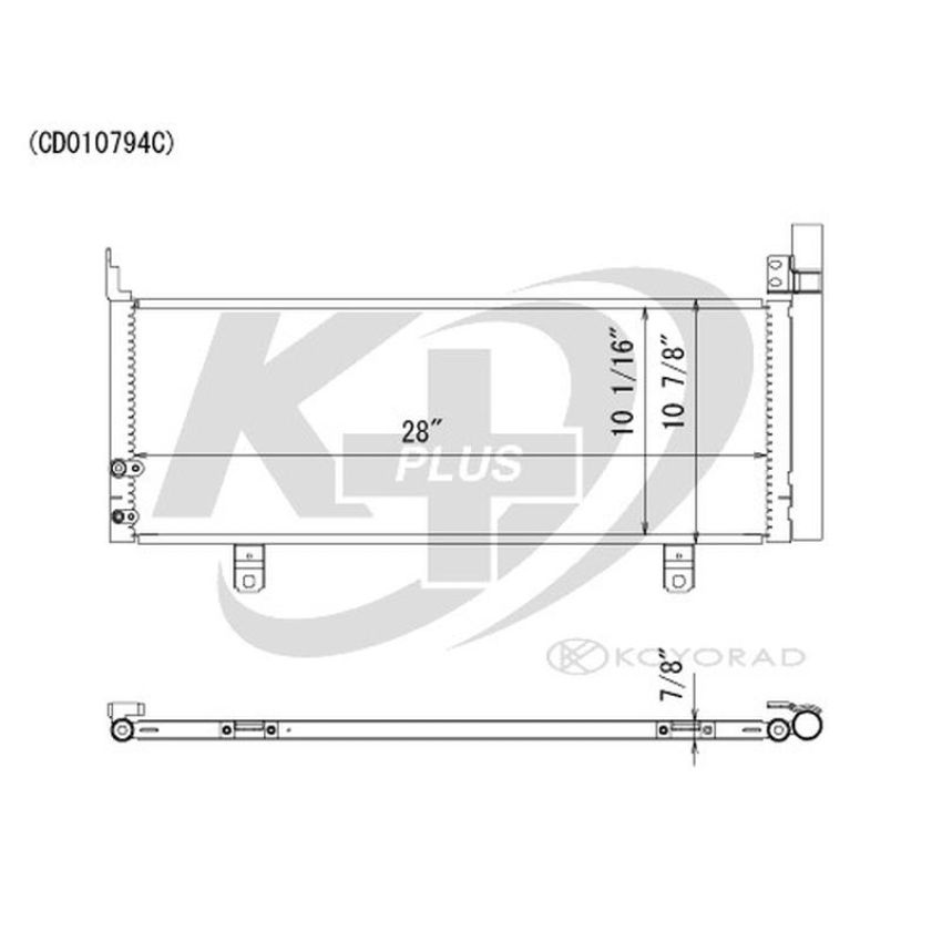 KOYORAD CD010794 Koyorad A/C Condenser CD010794