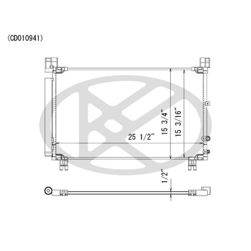 KOYORAD CD010941 Koyorad A/C Condenser CD010941