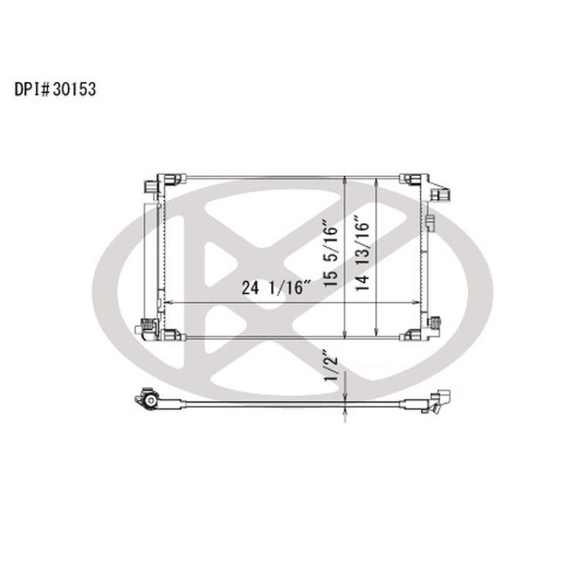 KOYORAD CD011356 Koyorad A/C Condenser CD011356