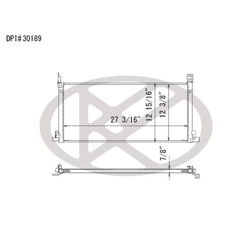 KOYORAD CD011380 Koyorad A/C Condenser CD011380