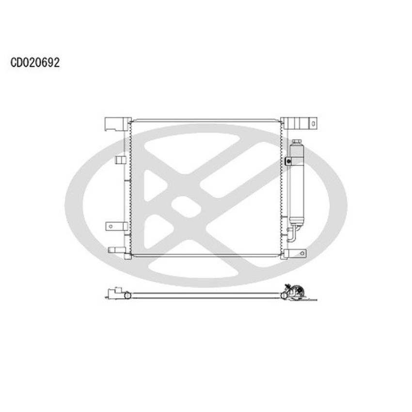 KOYORAD CD020692 Koyorad A/C Condenser CD020692