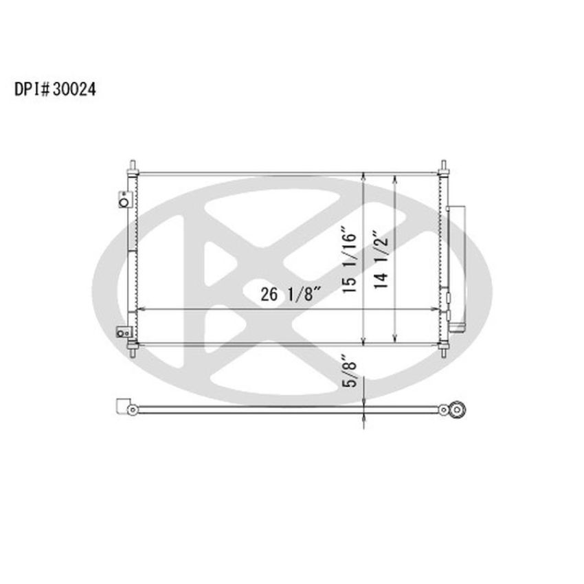KOYORAD CD081092 Koyorad A/C Condenser CD081092