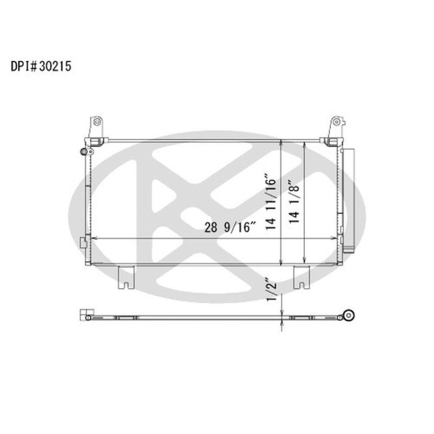 KOYORAD CD081194 Koyorad A/C Condenser CD081194