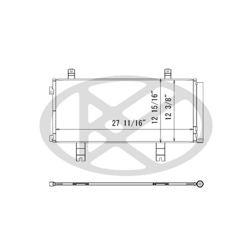 KOYORAD CD081201 Koyorad A/C Condenser CD081201