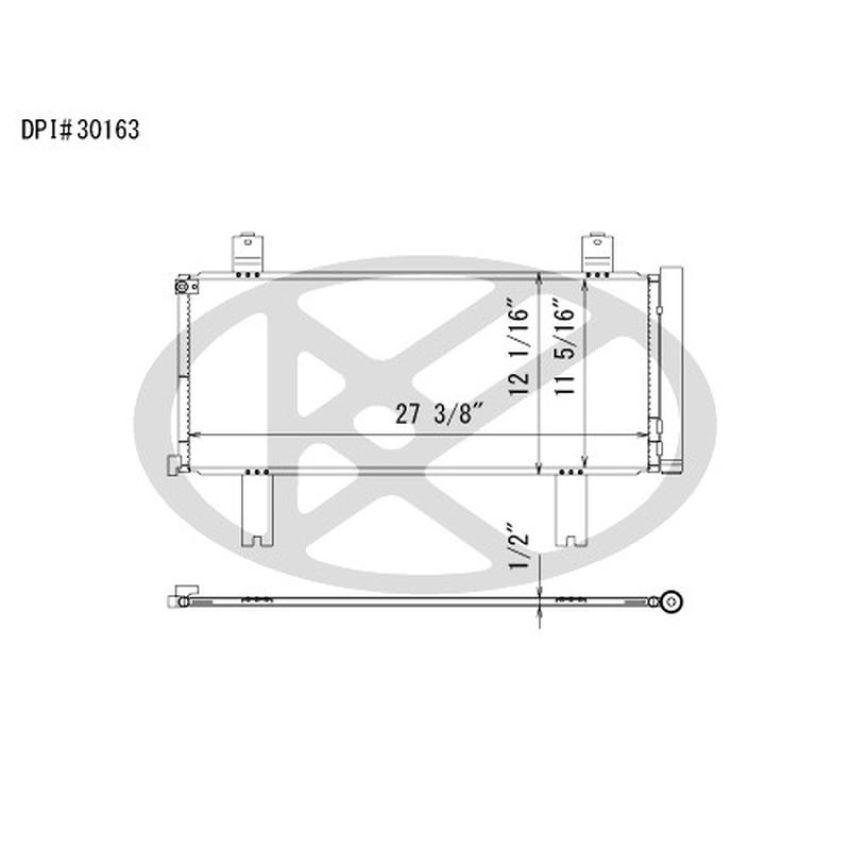 KOYORAD CD081307 Koyorad A/C Condenser CD081307