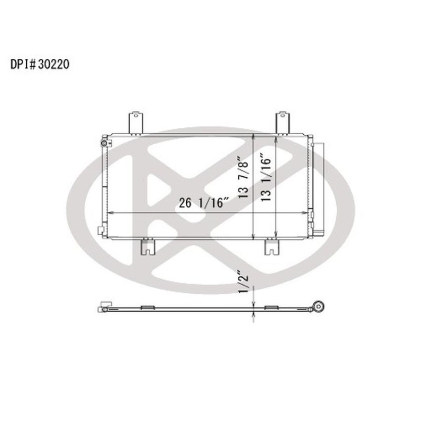 KOYORAD CD081417 Koyorad A/C Condenser CD081417