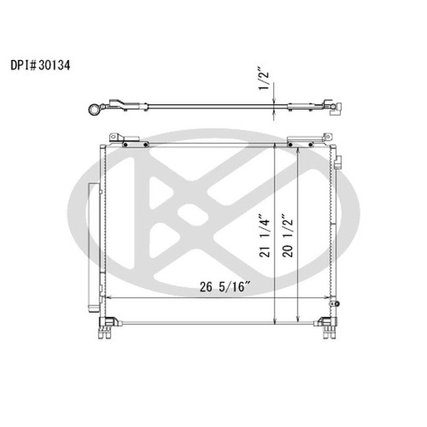 KOYORAD CD091277 Koyorad A/C Condenser CD091277