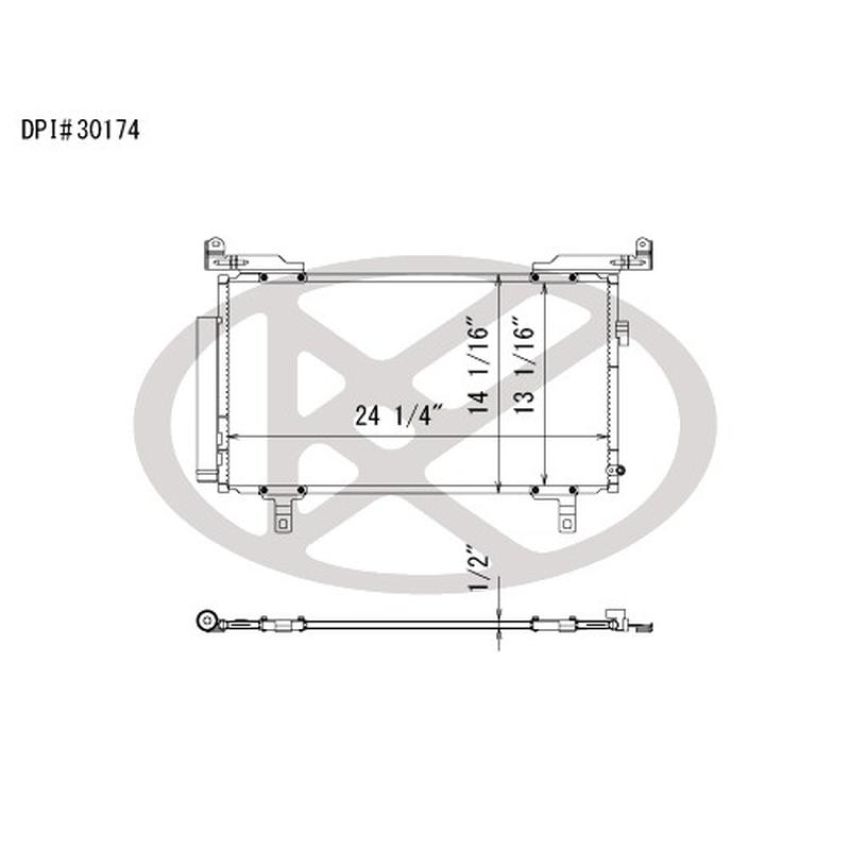 KOYORAD CD091373 Koyorad A/C Condenser CD091373