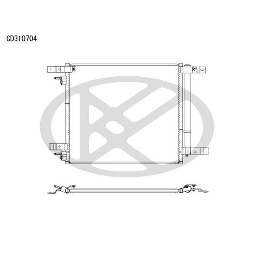 KOYORAD CD310704 Koyorad A/C Condenser CD310704