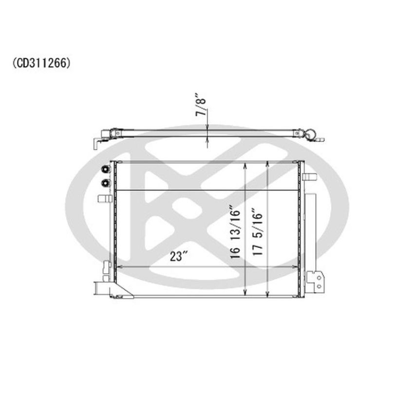 KOYORAD CD311266 Koyorad A/C Condenser CD311266