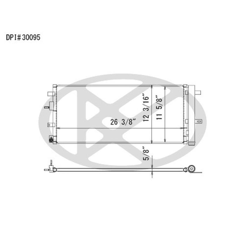 KOYORAD CD321100 Koyorad A/C Condenser CD321100