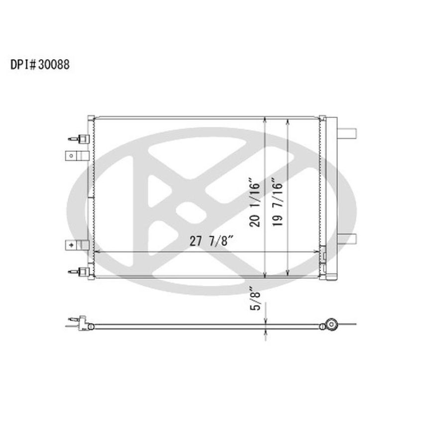 KOYORAD CD321122 Koyorad A/C Condenser CD321122