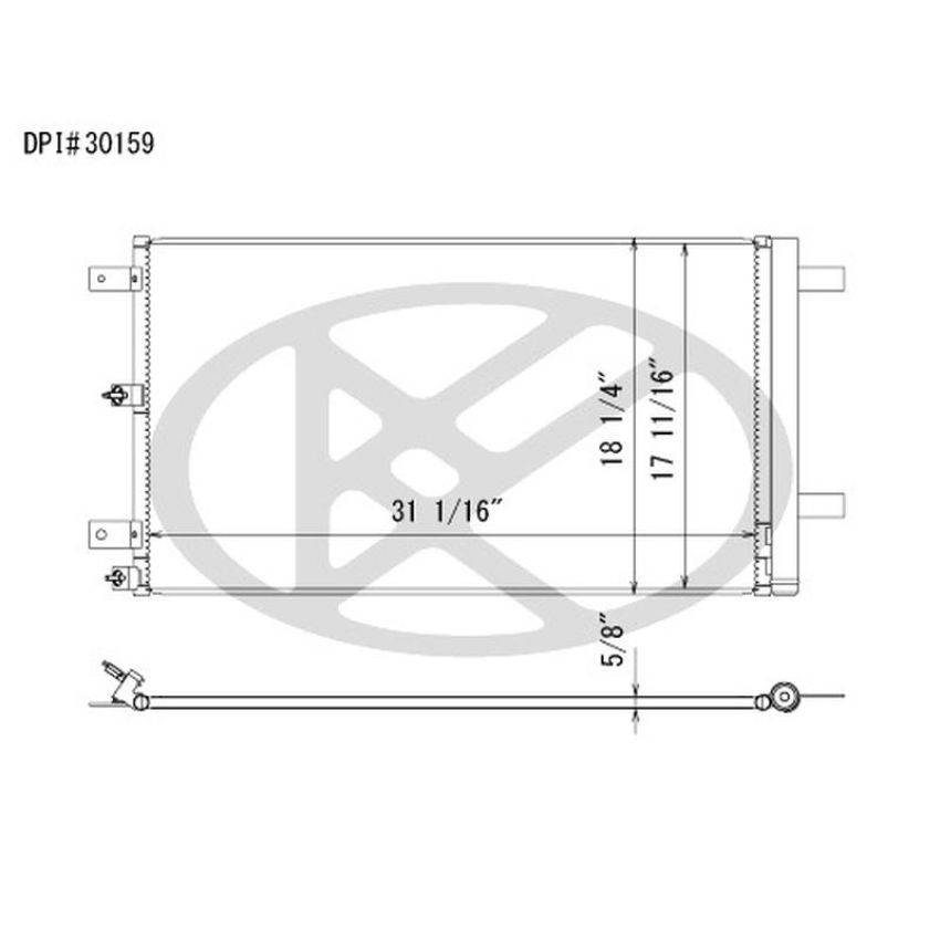 KOYORAD CD321291 Koyorad A/C Condenser CD321291