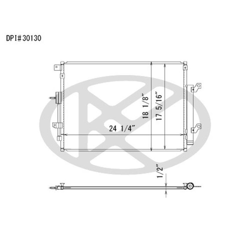 KOYORAD CD331302 Koyorad A/C Condenser CD331302